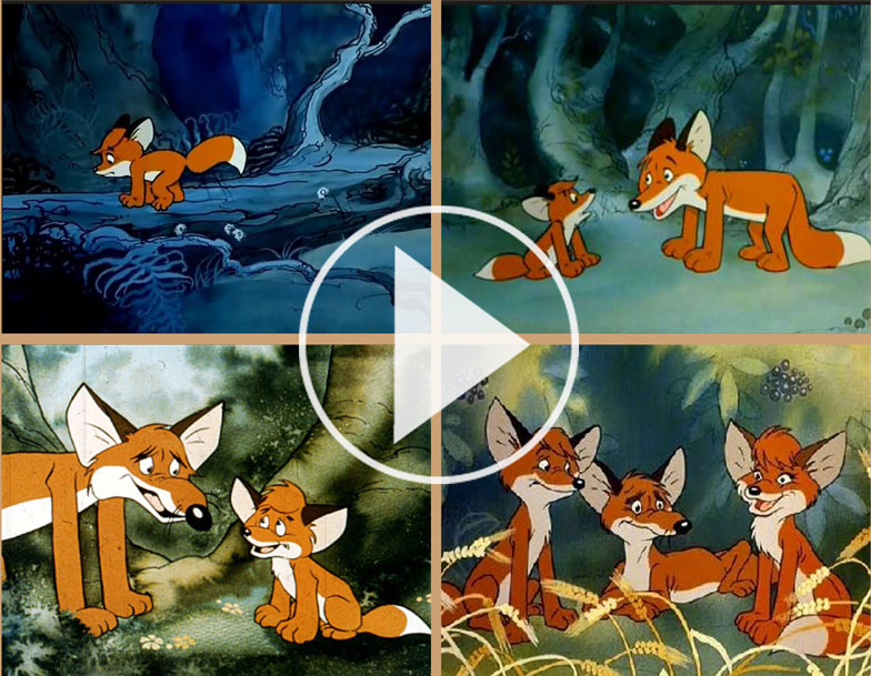 Animated film: The little fox named Vuk | Maria Arefieva